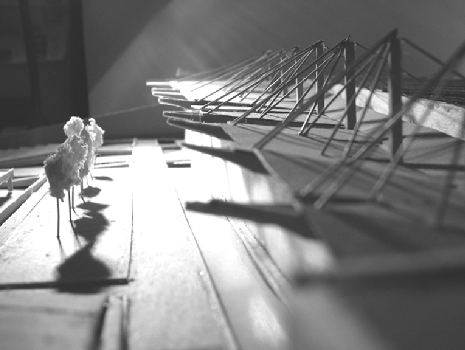 United Flight #93 Museum Model